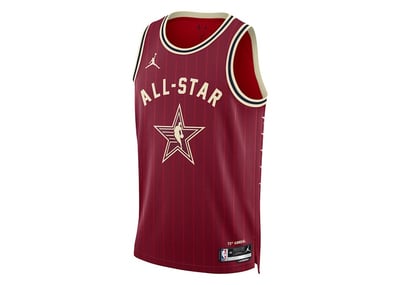Men's Jordan NBA DriFit Lebron James All Star Jersey in Red