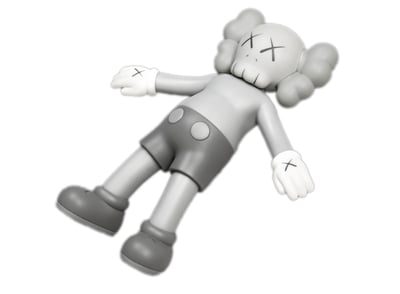 KAWS HOLIDAY Hong Kong Bath Toy Grey