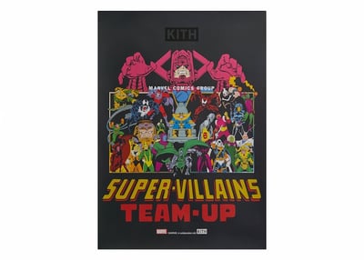Kith x Marvel Supervillains Poster