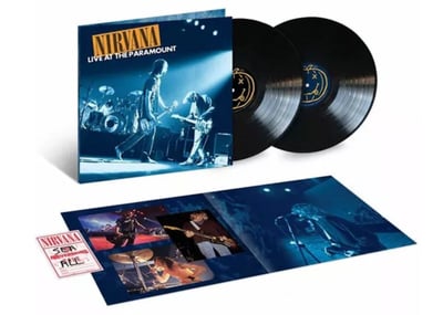 Nirvana LIve At The Paramount 2XLP Vinyl Black
