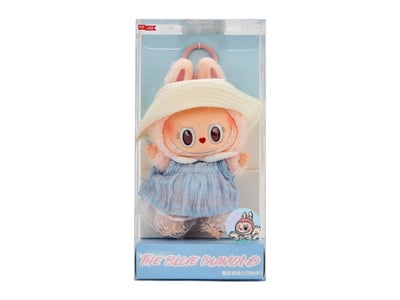 Pop Mart Labubu The Blue Diamon Summer Party Vinyl Plush Doll Pendant