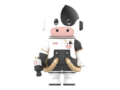 Pop Mart Mega Space Molly x emoji Series Cow on Me 100%