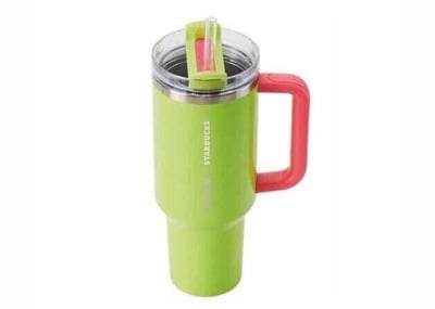 Stanley x Starbucks China Exclusive "Music Carnival" Quencher 40oz Tumbler in Green (2023)