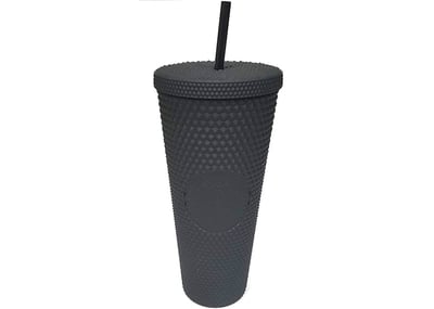 Starbucks 24 oz Studded Soft Touch Tumbler Matte Black