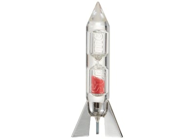Supreme Rocket Timer in Silver