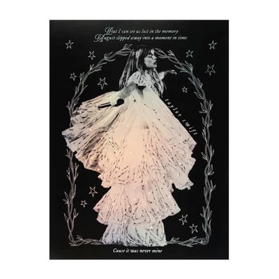 Taylor Swift Folklore Twirling Foil Lithograph