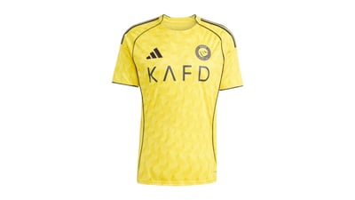 Men's Adidas Al Nassr FC 25/26 Home Jerseyin Impact Yellow/Night Indigo