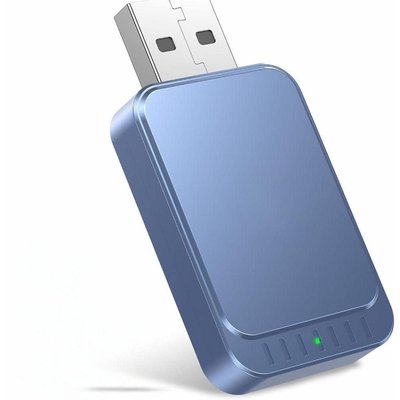 Lukyamzn Wireless Carplay Adapter and Android Auto Wireless Adapter 2-in-1 Fast and Stable Carplay Wireless Adapter
