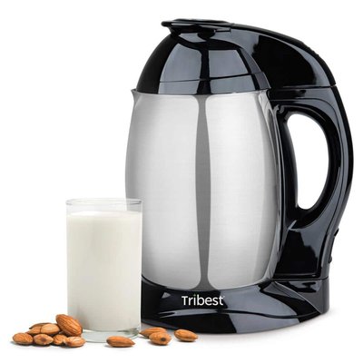 Tribest Soybella Black Stainless Steel Soy and Nutmilk Maker