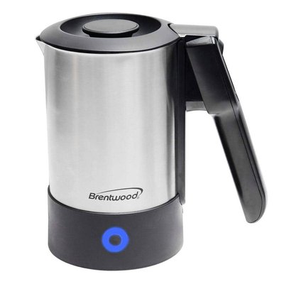 Brentwood 20 oz. 2.5-Cup Stainless Steel Electric Travel Kettle