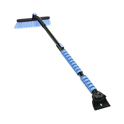 Misopily Cars Trucks SUVs Detachable Snow Brush Ice Scraper 360° Rotating Soft Bristle Head Foam Grip Windshield Tool