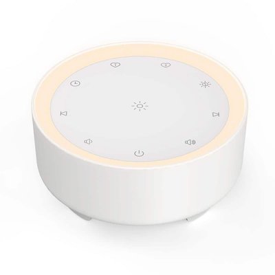 Vrbgify Portable White Noise Sound Machine and Night Light with 20 Soothing Sleep Sounds,ButtonsTimer for Bedroom Office Travel