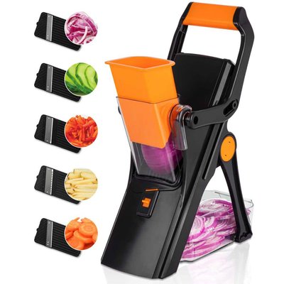 As Seen on TV Nutri Slicer Mandoline 5-in-1 Multi-Functional Portable Countertop Kitchen Mandoline