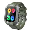 Adrinfly Military Tactical Smart Watch with 5ATM Fitness Tracker, Blood Pressure, Heart Rate and Blood Oxygen Monitor in Green SA10-329B038