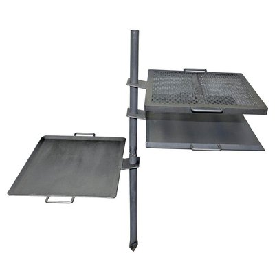 Camp Chef Mountain Man Steel Over Fire Grill and Griddle