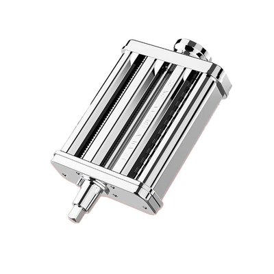 Anqtovp Aluminum 3-in-1 Pasta Maker Attachment for Stand Mixers, Includes Sheet Roller, Fettuccine & Linguine Cutters