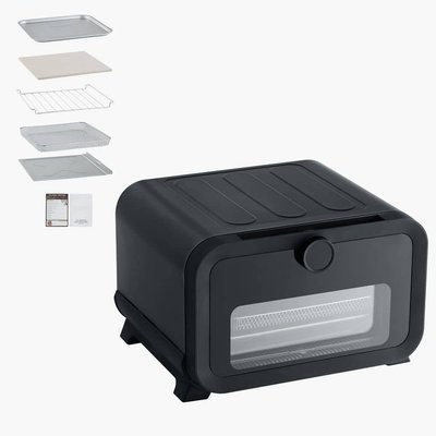 VEVOR Pizza Oven, 8 Presets Electric Pizza Ovens Air Fry Combo, 12 in. Indoor Pizza Maker Smart Knob Control, 750°F Max Temp
