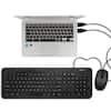 Macally USB Wired Keyboard and Mouse Combo Bundle for PC, Desktop Computer, Laptop, Notebook, ChromeBook DDKEYCOMBO
