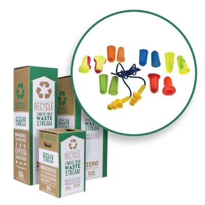 TERRACYCLE INC 6 Gal. Earplugs Recycling Containers Mail Back Zero Waste Boxes