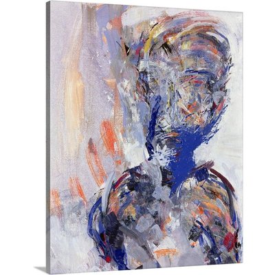 GreatBigCanvas David Bowie, right hand panel of Diptych, 2000 by Stephen Finer Canvas Wall Art