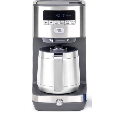 GE 10-Cup Stainless Steel Drip Coffee Maker with Thermal Carafe