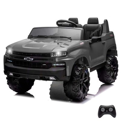Garvee Electric Toy Car - Ride on Toys with Remote Control, Kids Electric Toy Car, Battery Powered, Gray