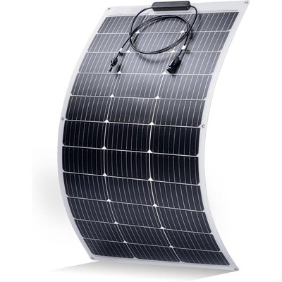 Yichuhaoxi 100-Watt Flexible Solar Panel Monocrystalline Cell 12-Volt for Marine RV, Trailer, Boat, Cabin