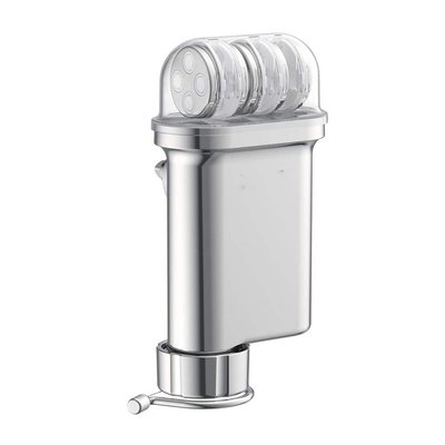 Anqtovp Stainless Steel Pasta Press Attachment w 5 Interchangeable Plates for Stand Mixers, Spaghetti Bucatini Fusilli Macaroni