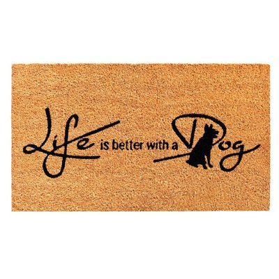 Calloway Mills Life is better with a Dog Doormat