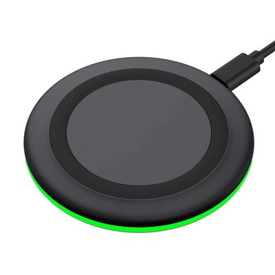 Vrbgify 10W Wireless Fast Charging Pad Compatible with iPhone 8/X-16 Pro Max AirPods Pro 2 and Samsung Galaxy S20/S21/S22