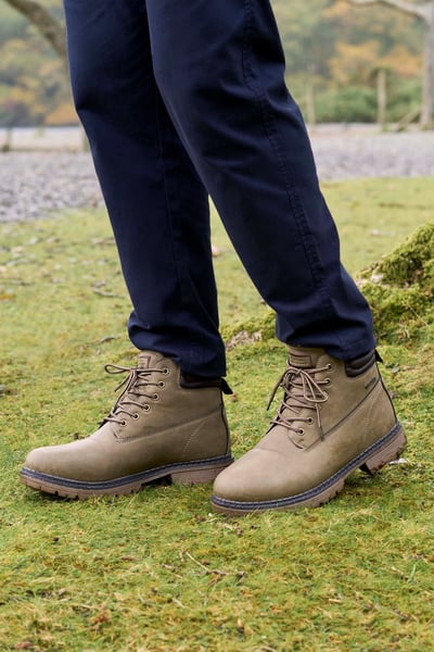 Mountain Warehouse Gorge Mens Casual Thermal Waterproof Outdoor Boots - Brown