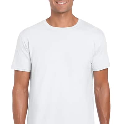 Gildan® Softstyle® Adult T-Shirt in White | X-Large | Michaels®