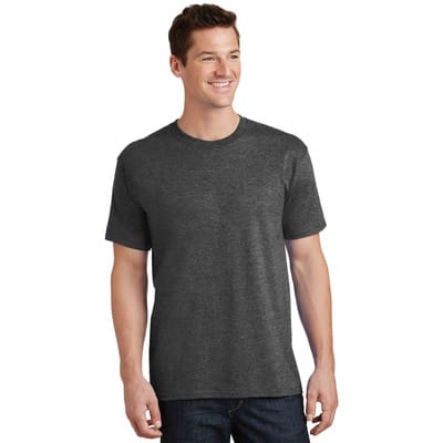 Port & Company® Core Cotton Men's T-Shirt in Dark Heather Gray | X-Large | Michaels®
