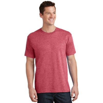 Port & Company® Core Cotton Men's T-Shirt in Heather Red | Small | Michaels®