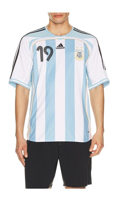 AFA Argentina Home 2006 Messi 19 World Cup Jersey