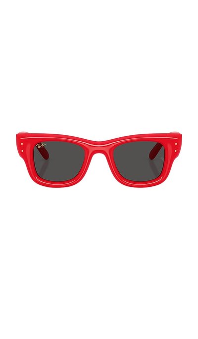 Ray-Ban x A$ap Rocky Wayfarer Puffer in Red.