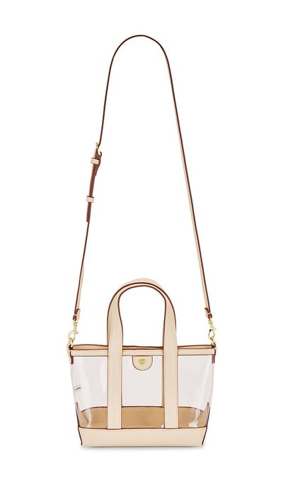 Clear Mini Tote Crossbody Bag