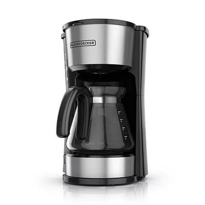 Black+Decker 4-in-1 5-Cup Coffee Maker, One Size, Black