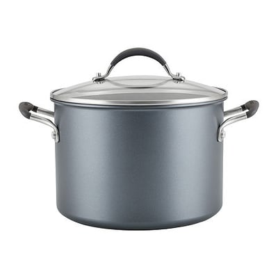 Circulon A1 Series with ScratchDefense 8-qt. Stockpot with Lid, One Size, Gray