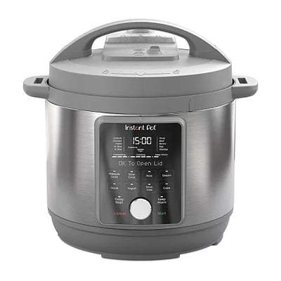 INSTANT POT Instant 6-Quart Duo Plus Multi-Use Pressure Cooker, One Size, Gray