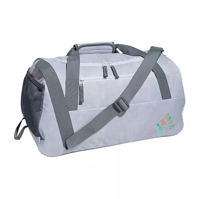 adidas Squad 5 Small Duffel Bag, One Size, Gray