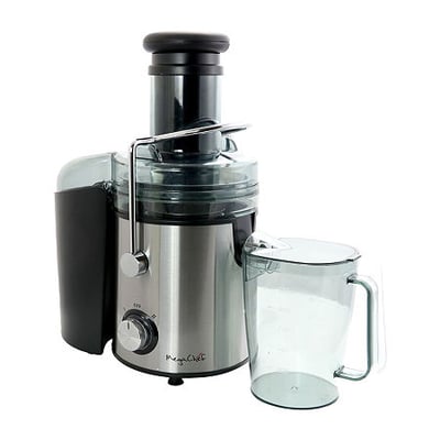 MegaChef Wide Mouth With Dual Speed Electric Juicer, One Size, Silver