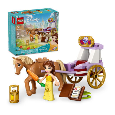 LEGO Disney Belle's Storytime Horse Carriage Building Set (62 Pieces), One Size