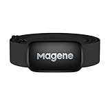 Magene H64 Heart Rate Monitor, Heart Rate Sensor Chest Strap, Protocol ANT+/Bluetooth, Compatible with iOS/Android APPs (New H64)