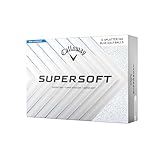 Callaway 2025 SuperSoft Splatter Golf Ball #1-#4 12-Ball Pack White/Blue