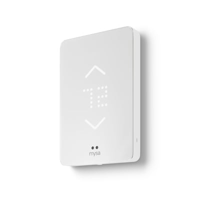Mysa Smart Thermostat for Electric Baseboard Heaters 240V | Remote Control with 100% Free APP | Easy Install | HomeKit, Alexa, Google Home | Wi-Fi Programmable | Temp. & Humidity Alerts