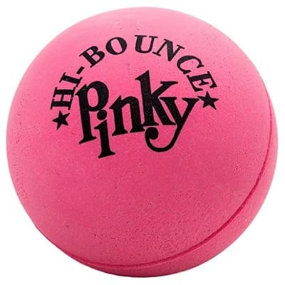 JA-RU Super Bounce Pinky Ball (1 Bouncy Ball) Outdoor Games & Indoor Playground Kids Toys. Massage Therapy Stress Balls. Sports Party Favors & Carnival Prizes in Bulk. 976-1p