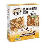 Lenny & Larry's Cookie-fied Protein Bar – Peanut Butter Chocolate Chip Vegan Protein Bars 9x45g – Healthy Snacks with 12g Plant Protein & 5g Fiber – Gluten free Power Bar, Keto Friendly, Non-GMO & Vegan - Explore this product in more detail!