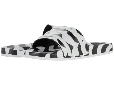 adidas Originals Adilette Slide (Black/White/Team Real Magenta) Women's Slide Shoes