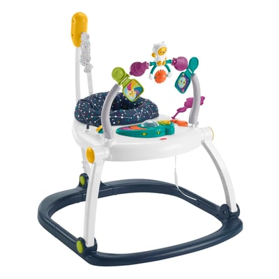 Fisher-Price Astro Kitty SpaceSaver Jumperoo Infant Activity Center Reduced Packaging